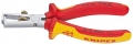 KNIPEX SZCZYPCE DO ŚCIĄGANIA IZOLACJI NASTAWNE 160MM Cr 1000V