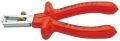 KNIPEX SZCZYPCE DO ŚCIĄGANIA IZOLACJI NASTAWNE 160MM Cr 1000V PCW BEZ SPR.