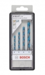 BOSCH ZESTAW WIERTEŁ MULTICONSTRUCTION ROBUST LINE 4PC