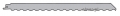 MILWAUKEE Brzeszczot 300 mm, nóż falisty (1 szt.)