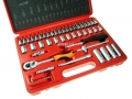 JUFISTO 1/4" ZESTAW KLUCZY NASADOWYCH 47PC