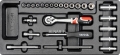 YATO ZESTAW NARZĘDZI DO SZUFLADY 25 PC Z ZESTAWEM NASADEK I AKCESORIÓW 1/4"  YT-5541