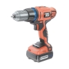 BLACK&DECKER HP148F4LBK WIERTARKO-WKRĘTARKA UDAROWA 14.4 V (2 AKUMULATORY)