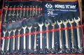 KINGTONY ZESTAW KLUCZY PŁASKO-OCZKOWYCH 1226MR 26PC