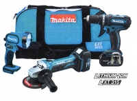 MAKITA LXT315 ZESTAW COMBO 2x3,0Ah 18V Li-Ion - NEGOCJUJ CENĘ !!