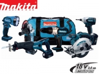MAKITA LXT600 ZESTAW COMBO 2x3,0Ah 18V Li-Ion - NEGOCJUJ CENĘ !!