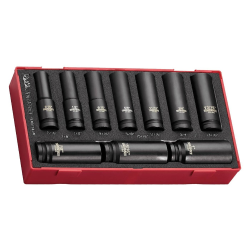 eng Tools TEA9214LAF – Zestaw 14 długich nasadek udarowych 1/2