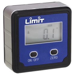 Limit – Cyfrowa poziomnica i kątomierz z magnesem, IP54, dokładność 0.1°