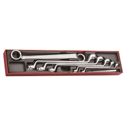Teng Tools TTX6707 Zestaw Kluczy Oczkowych 7 el. Calowe | Klucze oczkowe z załamaniem 75°