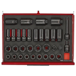 TENGTOOLS TTEISK33 ZESTAW NASADEK UDAROWYCH 3/4" 33PC