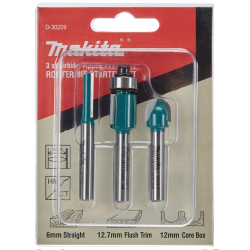 MAKITA FREZY TRZPIENIOWE 6mm 3PC