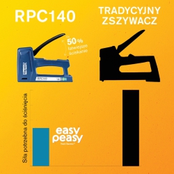 RAPID RPC140 ENERGY SAVING ZSZYWACZ RĘCZNY