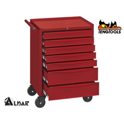 TENGTOOLS TCW707EV WÓZEK NARZĘDZIOWY Z ZESTAWEM NARZĘDZI 358 EL.