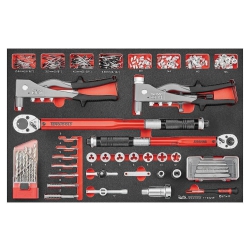 TENGTOOLS TTEX219 ZESTAW NARZĘDZI MONTAŻOWYCH 219PC