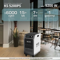 K&S KS 5200PS STACJA ZASILANIA 5200W 5120Wh