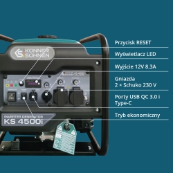 K&S KS 4500i INWERTOROWY AGREGAT PRĄDOTWÓRCZY 4,5 kW 230V