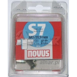 NOVUS NITONAKRĘTKA STALOWA TYP SM 7/M5/11,5mm 10PC 045-0045