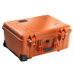 PELI™ WALIZKA SKRZYNKA OCHRONNA 1560 Z KÓŁKAMI ORANGE